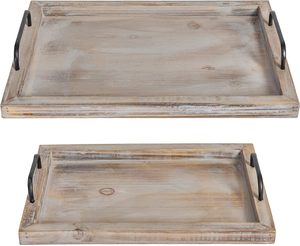 Elegante bandeja de servicio de madera recubierta de esmalte en forma de Octágono, diseño impreso para desayuno, café, aperitivos, decoración del hogar - Product Image 4