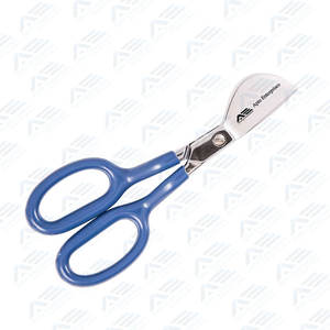 Alfombra de alta calidad, tijeras azules de pico de pato, 6 ", extremo de trabajo de corte, 2", cuchillo de reparación, tijeras de pico de pato, instrumento médico - Product Image 5