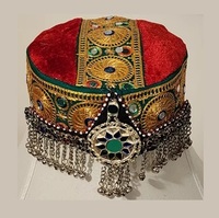 Topi Pesta Wanita Berkualitas Tinggi Gaya Afghanistan Warna Kustom Buatan Tangan Dapat Disesuaikan Nyaman Modis Pernikahan 2025