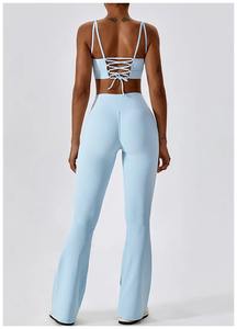 Ensemble de sport pour femmes, yoga, fitness, respirant, durable, séchage rapide, 100% coton, personnalisable, en vente maintenant - Product Image 6