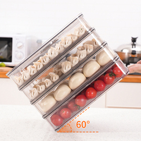 Boîte de rangement pour aliments à 2 étages, multifonctionnelle, pour réfrigérateur, bac à fruits et légumes