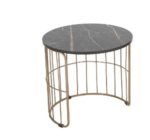 Table basse en marbre noir, accessoires pour la maison, meubles modernes, tables décoratives, style gigogne - Product Image 5