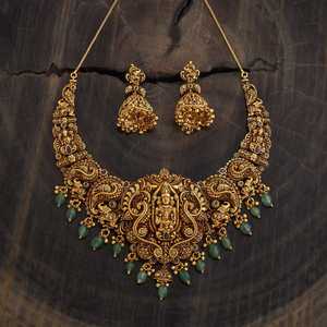 Collar de Oro Antiguo Listo para Bodas - 182535 - Product Image 1