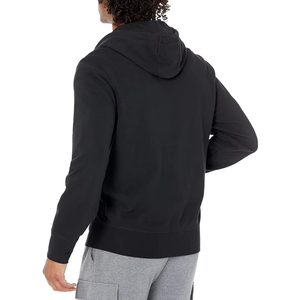 Sudadera con capucha personalizada de calidad superior para hombre, fabricación de fábrica al por mayor con forro polar, bolsillo largo con cremallera, tela de algodón transpirable - Product Image 2