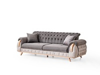 Ensemble canapé-lit inclinable moderne de luxe pour la maison, le bureau, l'appartement, l'hôtel ou la villa pour le salon