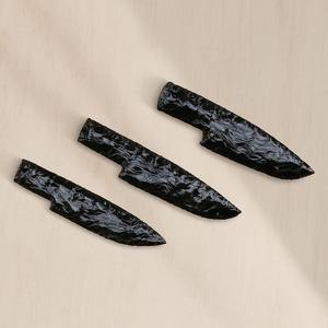 มีดหินออบซิเดียนสีดำขัดเงา งานฝีมือ ของขวัญจากอัญมณี สำหรับเธอ แกะสลักด้วยมือ คุณภาพพรีเมียม ขนาด 6 นิ้ว ของแท้ สำหรับการปฏิบัติทางจิตวิญญาณ - Product Image 2