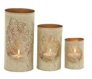 Modern Metal Square Patterned Christmas Votive Holder Elegant Home Decoration Pillar Holder - Product Image 6