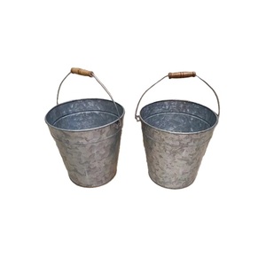 Best Selling Beverage with Handle Heavy Duty Galvanized Wine <b>Bucket</b> <b>Drink</b> <b>Bucket</b> Large Ice <b>Bucket</b> for Parties Champagne - Product Image 4