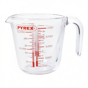 Jarra Medidora de Alimentos Graduada Pyrex 263B000 8016 (570 ml) Transparente y Roja - Utensilios de Medición - Product Image 2