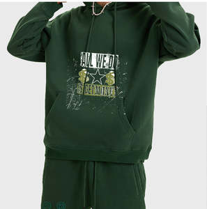 Sweat-shirt à capuche unisexe avec imprimé graphique pour hommes et femmes, pull-over streetwear, mode d'hiver - Product Image 4