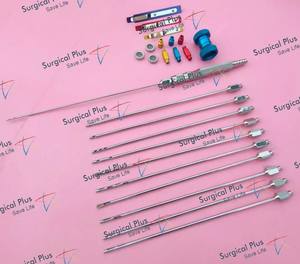 Liposuccion, transfert de graisse Luer Lock, Se 4mmx25cm & poignée, chirurgie esthétique en plastique - Product Image 3