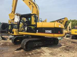 CAT320C Secondhand Crawler Excavator with Low Working Hours 20 Ton Excavator Machine Digger in Shanghai CAT 320C excavator - Product Image 5