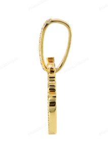 Moissanite Diamond 925 Sterling Silver Chapado en oro Hip Hop Iced Venta caliente Custom SCORPIO Inicial Name Letter Pendant para hombres - Product Image 2