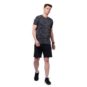 แฟชั่นหินที่กําหนดเองล้างเสื้อยืดชายกราฟิก High Street เสื้อยืดชายหลวม Fit เสื้อยืดที่กําหนดเอง - Product Image 2