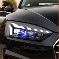 Pour Audi A5 2017 2018 2019 2020, ensemble de phares LED matriciels, style RS, mise à niveau, clignotants séquentiels, plug and play