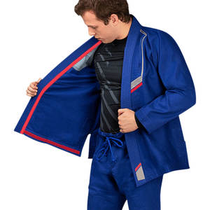 Venta al por mayor Mens Jiu Jitsu Gi logotipo personalizado BJJ Kimono tejido transpirable duradero y ligero para entrenamiento y lucha - Product Image 4