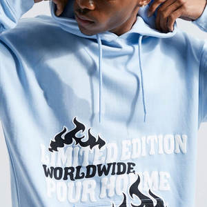 Sweat à capuche en éponge française 100% coton de haute qualité pour hommes Streetwear oversize Fabrication sur mesure de haute qualité pour l'hiver pour hommes OEM - Product Image 3