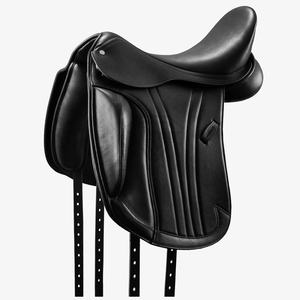 Silla de Montar de Cuero Genuino, Almacenamiento de Equipo Ecuestre, Resistente, para Senderismo, Estilo Occidental Clásico, Sillas de Montar Grandes - Product Image 1