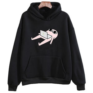 Sweats à capuche/sweatshirts pour femmes ensemble tout blanc uni surdimensionné hommes et femmes à capuche OEM soutien sweats à capuche personnalisés - Product Image 2