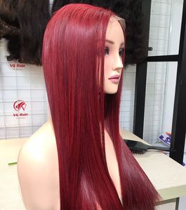 Vente en gros perruques de cheveux humains vierges de haute qualité femmes cheveux longs droits texture profonde frontal transparent pour fermeture à lacet - Product Image 4