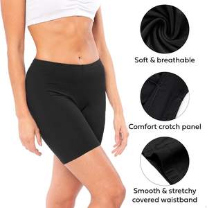 Shorts élastiques en V pour femmes, 100% polyester, décontractés, taille haute, écologiques, légers, séchage rapide, sans couture, fitness, slim - Product Image 5