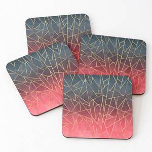 High Quality Wood/Acacia Wood Over Printed Tea Serving <b>Coasters</b> 4 Pieces <b>Set</b> Hot Selling Epoxy Slate <b>coaster</b> Desk Mat - Product Image 3