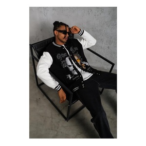 LORLI'S Men's Unisex Winter Streetwear Embroidered <b>Hoodies</b> Sweatshirts <b>Fleece</b> 100% Cotton Windproof Breathable Plain Dyed - Product Image 4