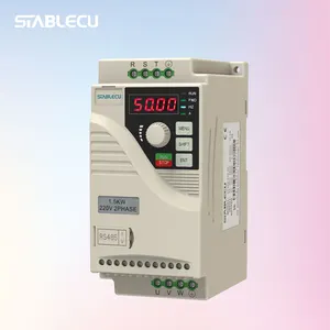 Conversor de frequência 220v 22kw 1.5KW 2.2kw 3.7KW 3hp inversor vfd 1 a 3 fase variador elétrico velocidade para motor monofásico