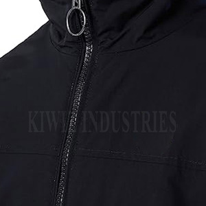 Veste en nylon Taslan respirante de haute qualité pour homme, avec col montant et logo frontal - Best-seller - Product Image 5