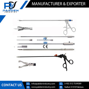 Instruments laparoscopiques en acier inoxydable réutilisables de qualité supérieure boîte manuelle Instruments laparoscopiques ensemble avec solution de stockage - Product Image 3