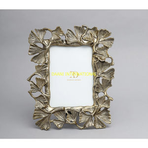 Vintage Gold Metal Photo <b>Frame</b> with Bird and Branch Design Artistic Decorative <b>Picture</b> <b>Frame</b> for Home Office and Gift Purpose - Product Image 5