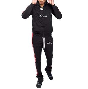 2025 New Track Suits Unisex Sport <b>Tracksuit</b> Latest Fashion 2 Piece Set Flared Sweat Pants Mens Sweatsuit Sets Custom Logo - Product Image 1