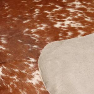 Luxury Natural Cowhide <b>Round</b> <b>Rug</b> Washable Leather Carpet Decor <b>for</b> Bedroom <b>Living</b> <b>Room</b> Hotel Kitchen Office - Product Image 5
