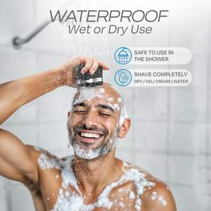 Afeitadora Eléctrica Inalámbrica de 7 Cuchillas para Hombre, Uso en Seco y Húmedo, Impermeable, con Pantalla LED, Estuche de Viaje, Idioma de Funcionamiento Alemán, IPX7 - Product Image 3
