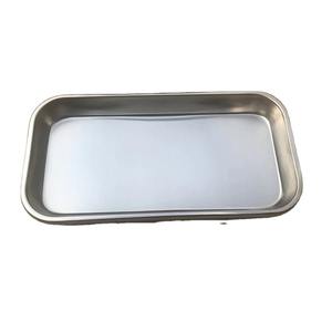 Bandejas de tratamiento quirúrgico Bandeja de platos dentales Bandeja de instrumentos quirúrgicos manuales de acero inoxidable con certificación CE - Product Image 1