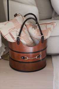 Cesta de Almacenamiento de Cuero de Diseño Superior con Asa, Decoración del Hogar, Caja de Almacenamiento de Revistas, Cubo de Almacenamiento de Ropa - Product Image 6