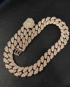 Collar de Cadena Cubana de Plata de Ley 925 con Diamantes de Imitación Moissanite VVS de 20 mm, Estilo Hip Hop - Product Image 5