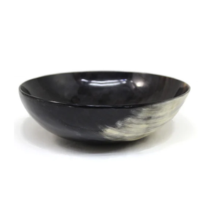 Bol en corne décoratif élégant et simple bol de service de Dessert de nourriture de table pour la maison hôtel complexes Dessert serveur Ware Bowl - Product Image 5
