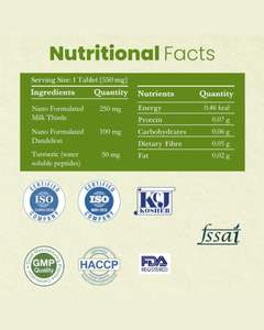 Cápsulas de Desintoxicación Hepática con Cardo Mariano, Diente de León y Cúrcuma para la Limpieza del Hígado, Desintoxicación y Digestión de Grasas - Product Image 4