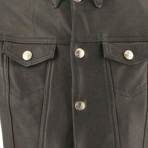 RECORD,S Top Seller Best Western Chaleco de cuero vaquero a prueba de viento de alta calidad High Street para hombre Chaleco y chaleco de Pakistán - Product Image 3