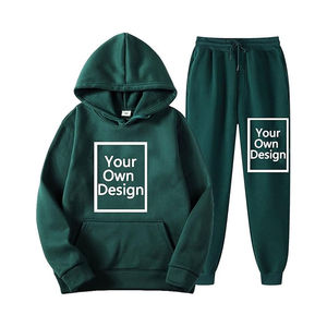 Conjunto de Pantalones Deportivos con Capucha de Color Sólido para Uso Diario Informal Unisex 2025, Chándal de Invierno Ligero y Transpirable con Estampado Personalizado 100% - Product Image 4