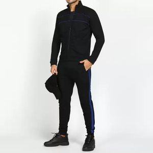 ชุดวอร์มมีซิปสำหรับผู้ชายวัสดุบริการผลิตโลโก้ของคุณเอง - Product Image 3