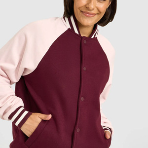 Chaquetas universitarias Unisex para mujer, cortavientos deportivo de lana a prueba de viento impermeable de invierno personalizado, cortavientos de talla grande, algodón largo ecológico - Product Image 4