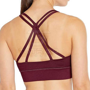 Sujetador Deportivo Cómodo para Mujer, Disponible en Existencia, Nuevo Diseño, Transpirable, de Secado Rápido, con Logotipo Frontal, Soporte Ligero - Product Image 2