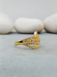 Anillo de boda de compromiso solitario elegante personalizado VVS Moissanite diamante 10K/14K/18K oro anillo de fiesta de moda regalo - Product Image 5