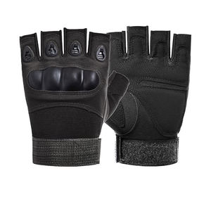 Concevez vos propres sports en plein air cyclisme vélo équitation sans doigts anti-dérapant léger en cuir court doigt Cycle gants - Product Image 2