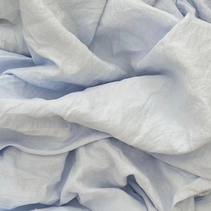 Tela de lino 100% al por mayor 292 cm de ancho 200gsm ropa de cama Lisa 115 ''tela de lino patio/metro para niños textiles para el hogar sofás vestidos - Product Image 5