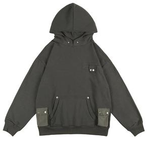 2025 alta calidad personalizada 100% algodón polar canguro bolsillo moda sudaderas con capucha para hombres Streetwear otoño sudaderas con capucha - Product Image 4