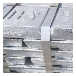 Lingote de zinc estándar de exportación Barra de zinc de alta pureza del 99.995 por ciento utilizada en aplicaciones de la industria de galvanizado y fundición de acero - Product Image 6