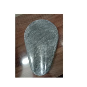 Cuchara de mármol de alta calidad, artesanía de tendencia, color de piedra gris, diseño superior, cuchara, descanso, Decoración de cocina de hotel en casa - Product Image 2